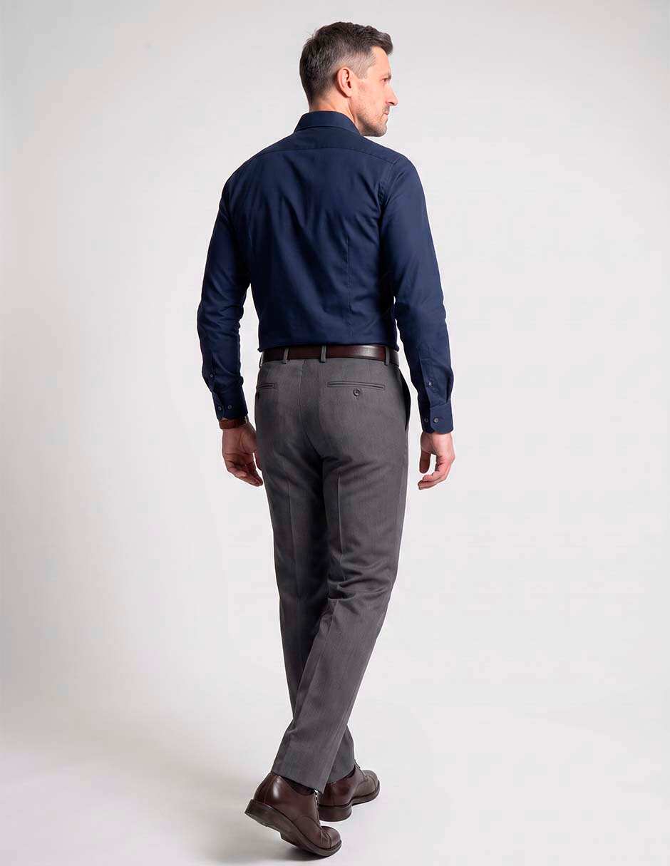 Pantalón de vestir regular para hombre 4