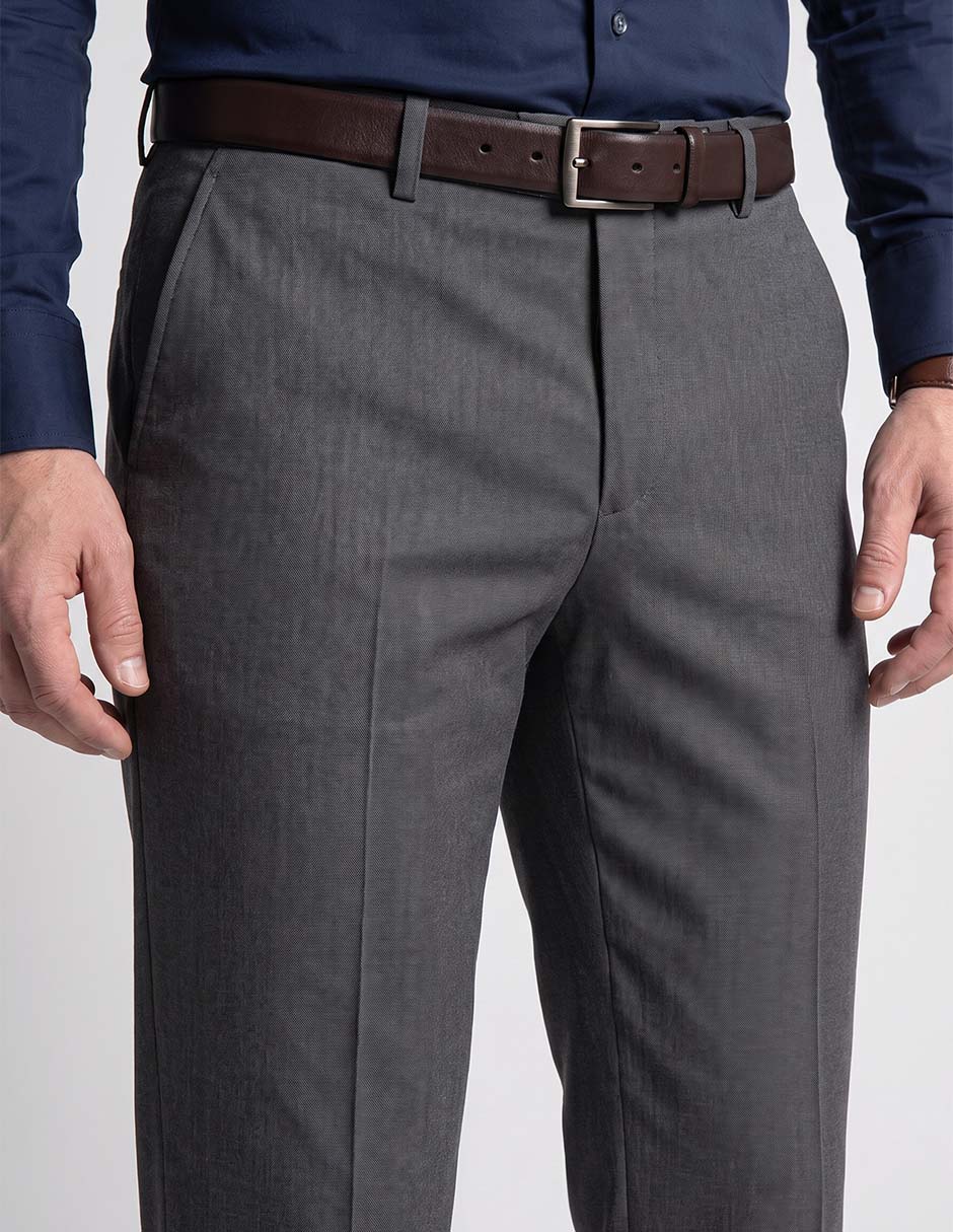 Pantalón de vestir regular para hombre 2