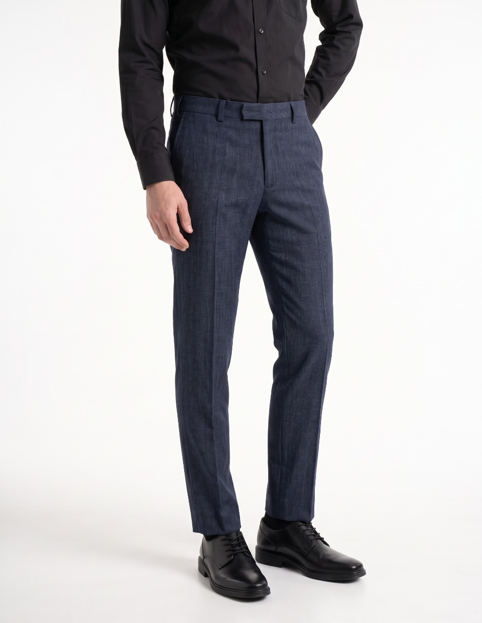 Pantalón Formal De vestir Regular Sin Familia de Poliéster y viscosa para hombre Pantalón Formal De vestir Regular Sin Familia de Poliéster y viscosa para hombre
