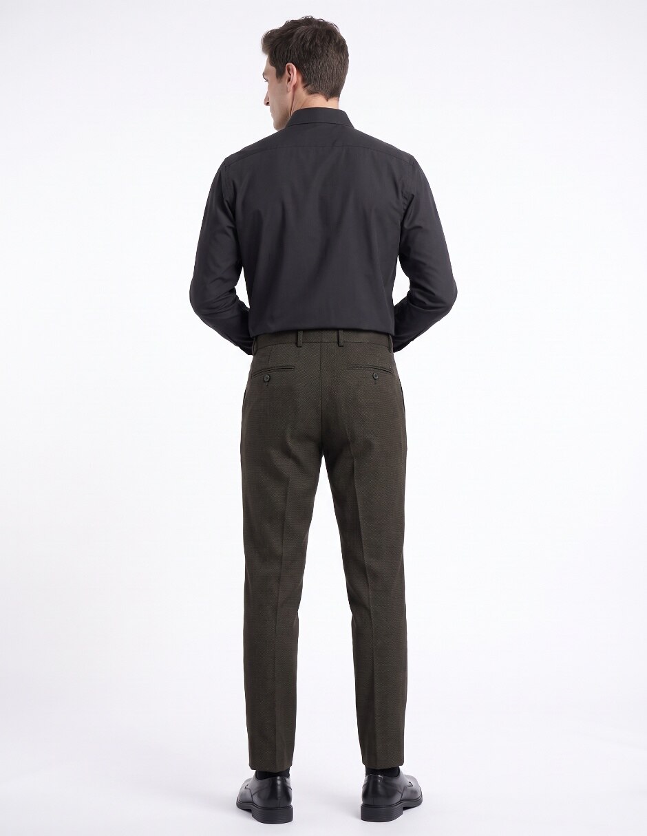 Pantalón Formal De vestir Regular Sin Familia de Poliéster y viscosa para hombre 2