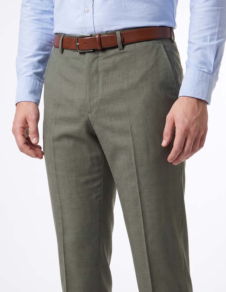 Pantalón Formal De vestir Regular de Poliéster para hombre 4