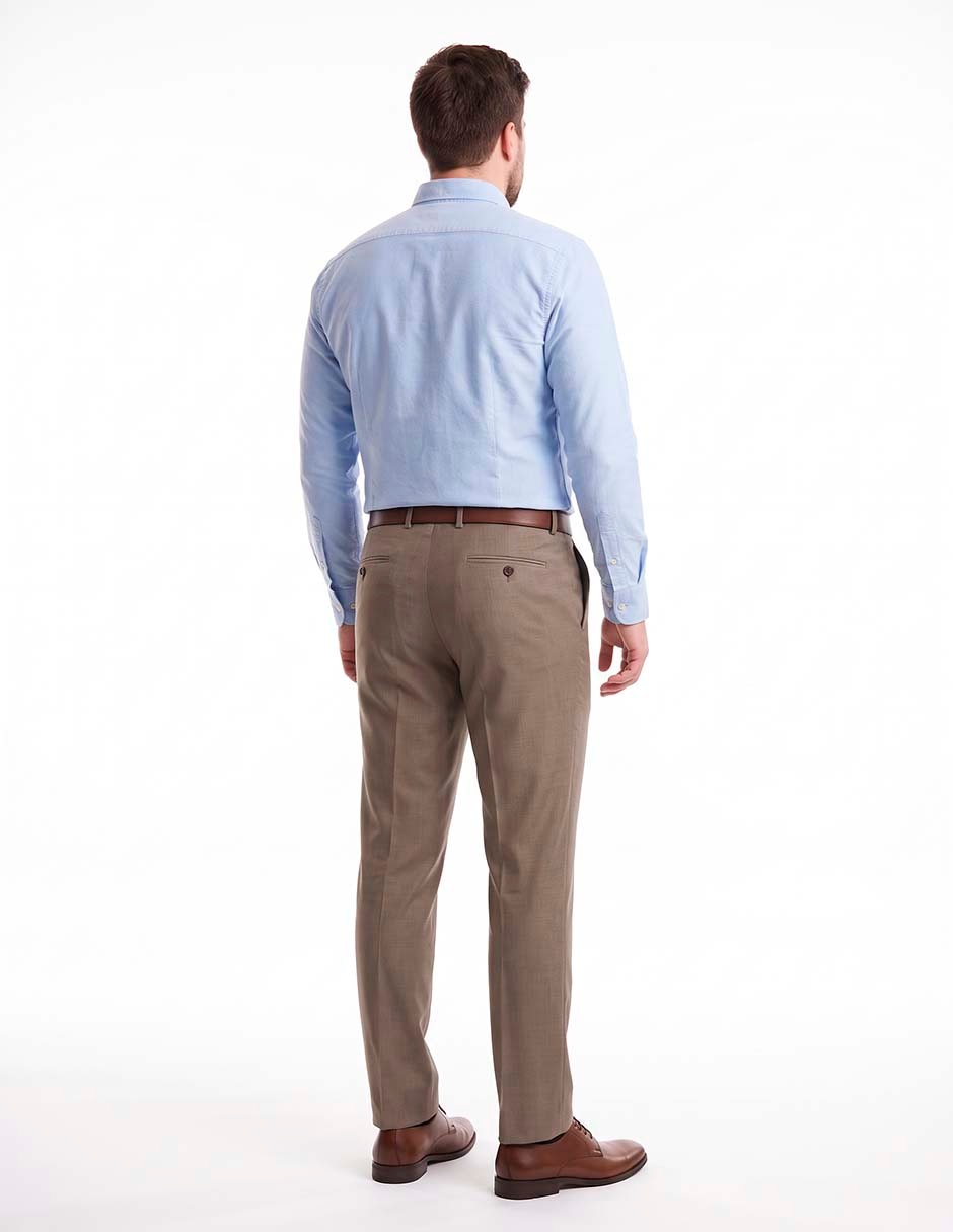 Pantalón Formal De vestir Slim de Poliéster para hombre 2