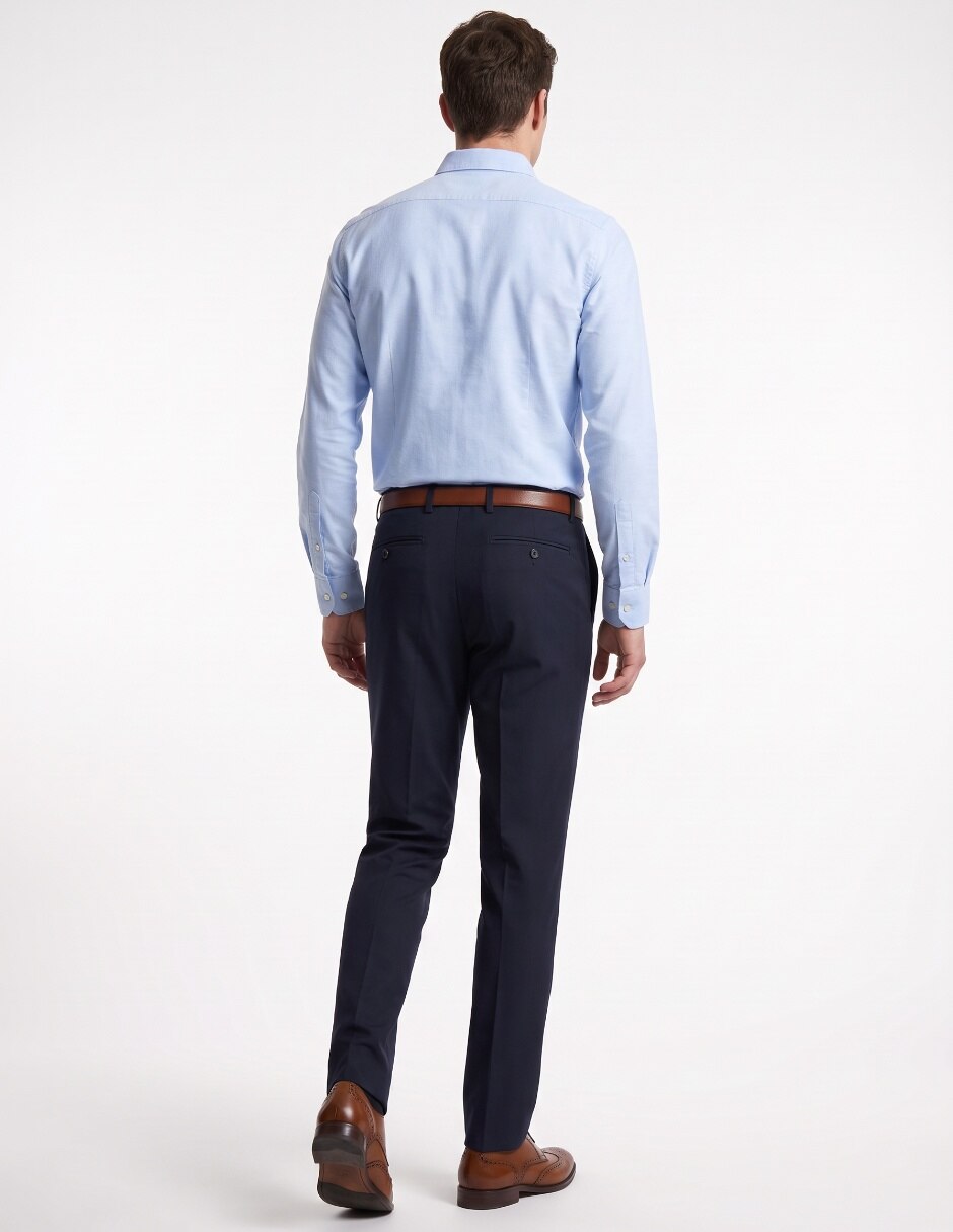 Pantalón Formal Regular Slim de Poliéster viscosa y spandex para hombre 2