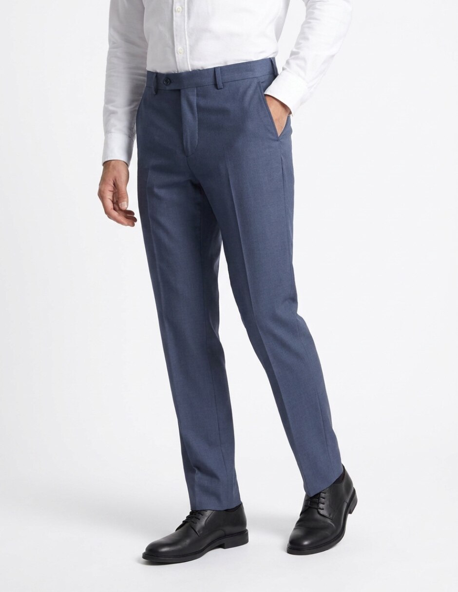 Pantalón s/pinzas de vestir para hombre Pantalón s/pinzas de vestir para hombre