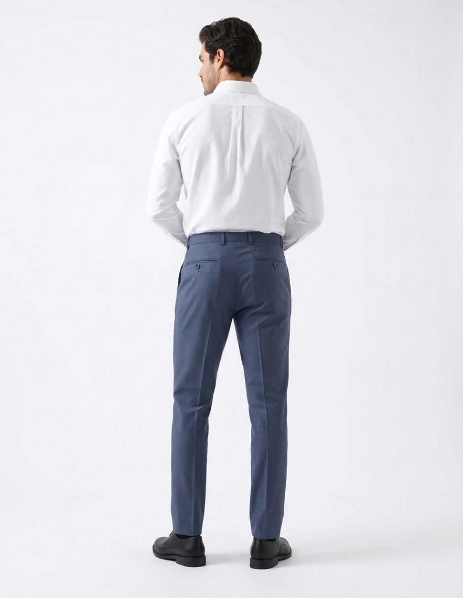 Pantalón s/pinzas de vestir para hombre 2
