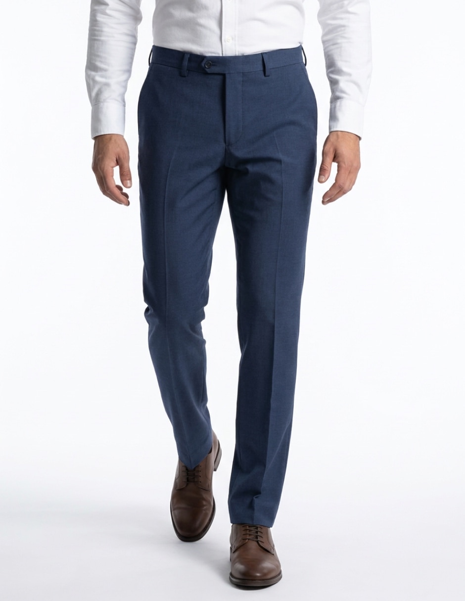 Pantalón s/pinzas de vestir slim para hombre Pantalón s/pinzas de vestir slim para hombre