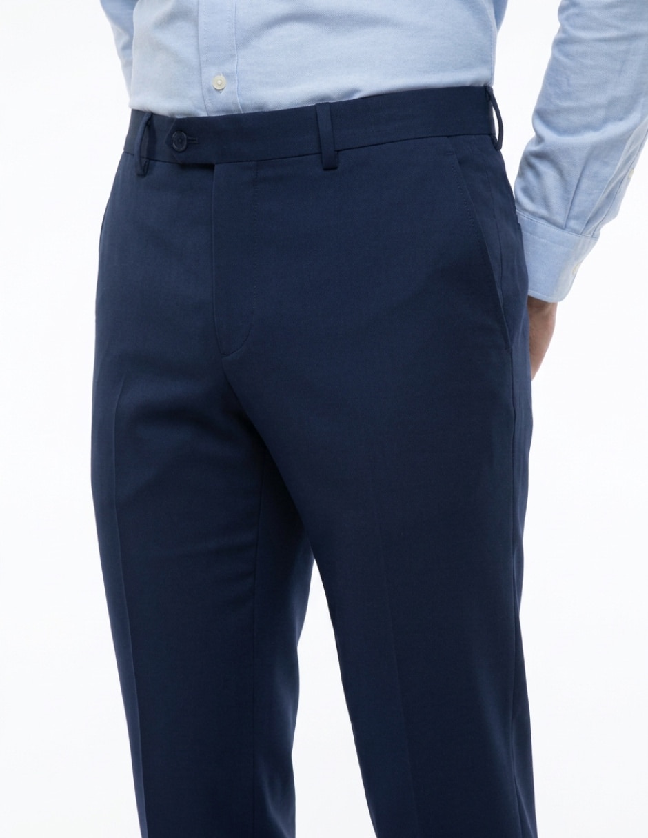 Pantalón formal de vestir slim para hombre 4
