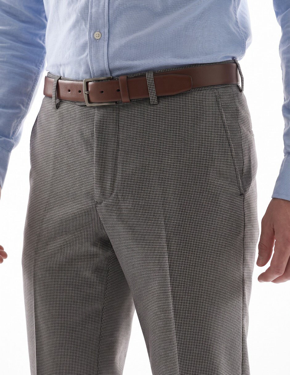 Pantalón Formal De vestir Slim UMBRA — Otoño Invierno 2026 de Poliéster viscosa y spandex para hombre 4