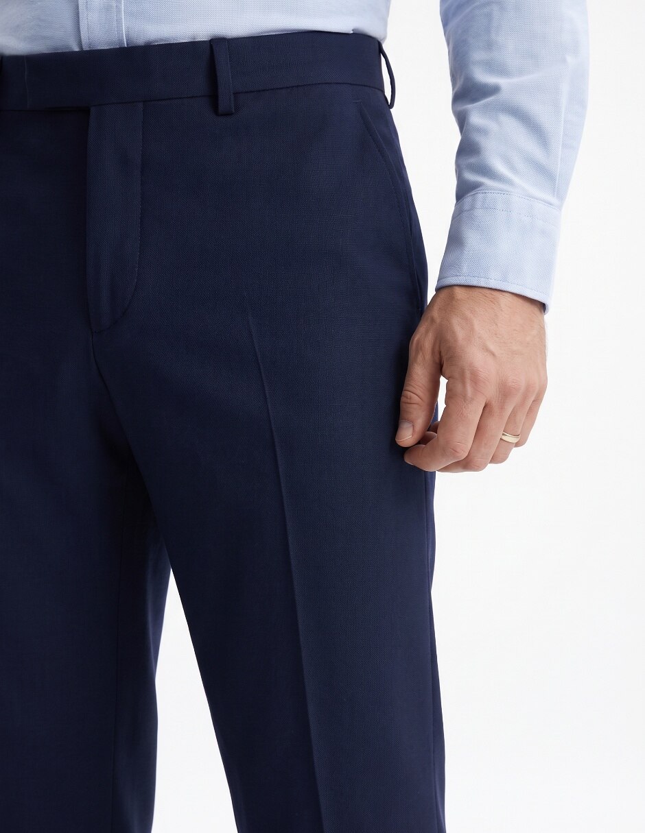 Pantalón Formal De vestir Regular HAGGAR HAGGAR de Poliéster y viscosa para hombre 4