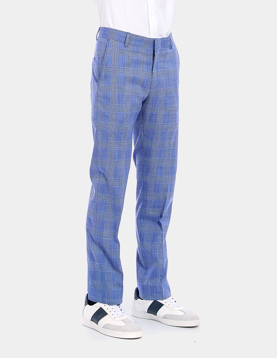 Pantalón formal de vestir recto para hombre 4