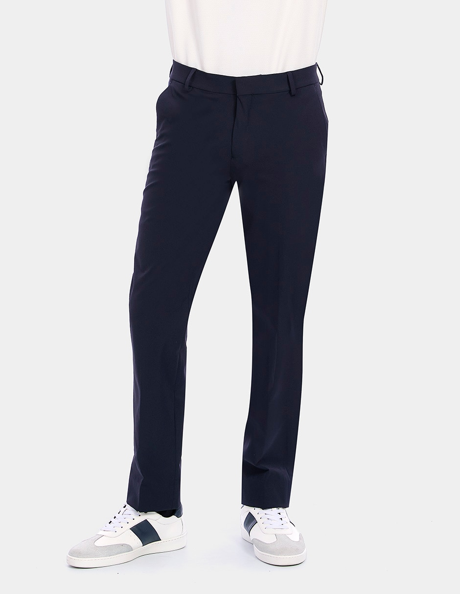 Pantalón Formal De vestir Slim de Viscosa y algodón para hombre Pantalón Formal De vestir Slim de Viscosa y algodón para hombre