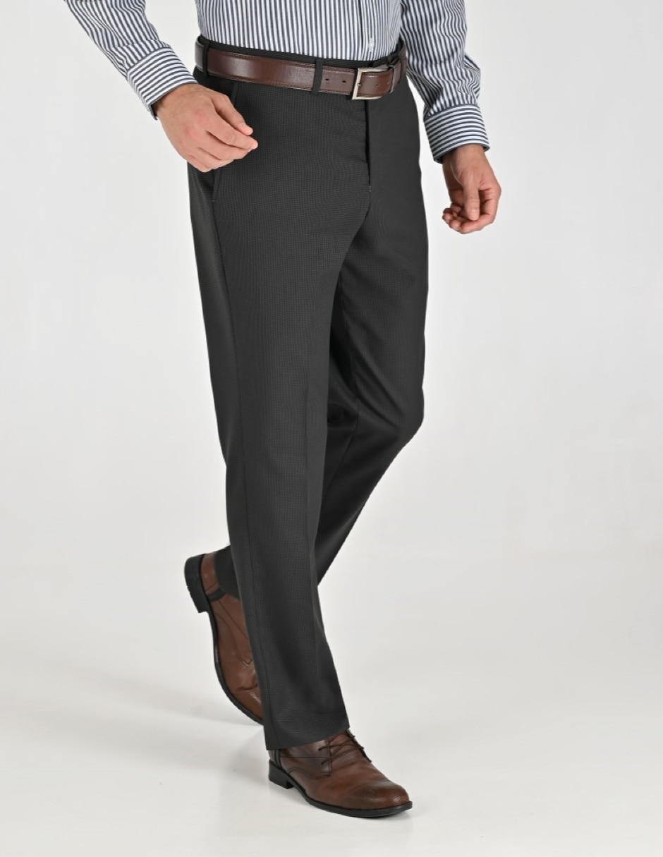 Pantalón Formal De vestir Regular Invierno de Poliéster y viscosa para hombre 4