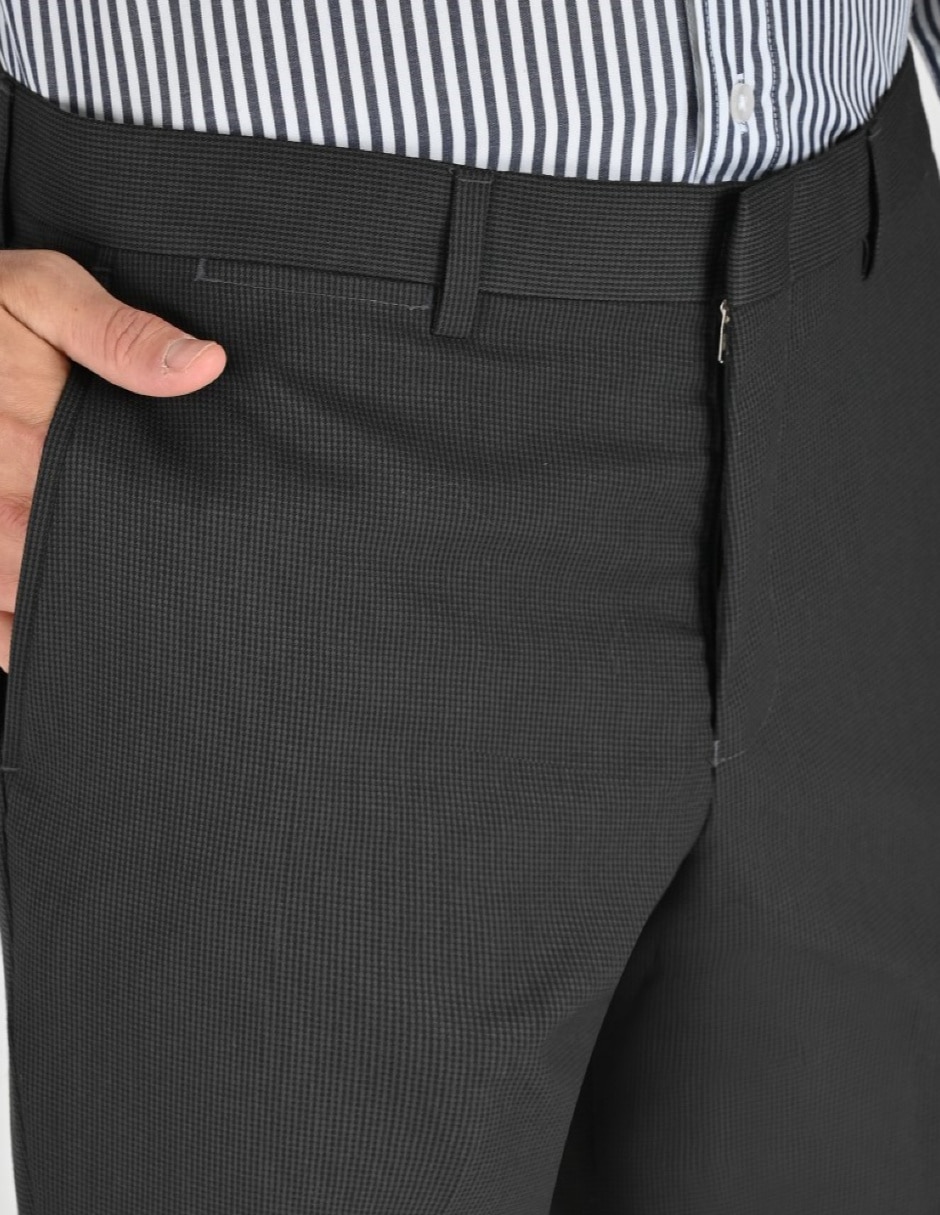 Pantalón Formal De vestir Regular Invierno de Poliéster y viscosa para hombre 5