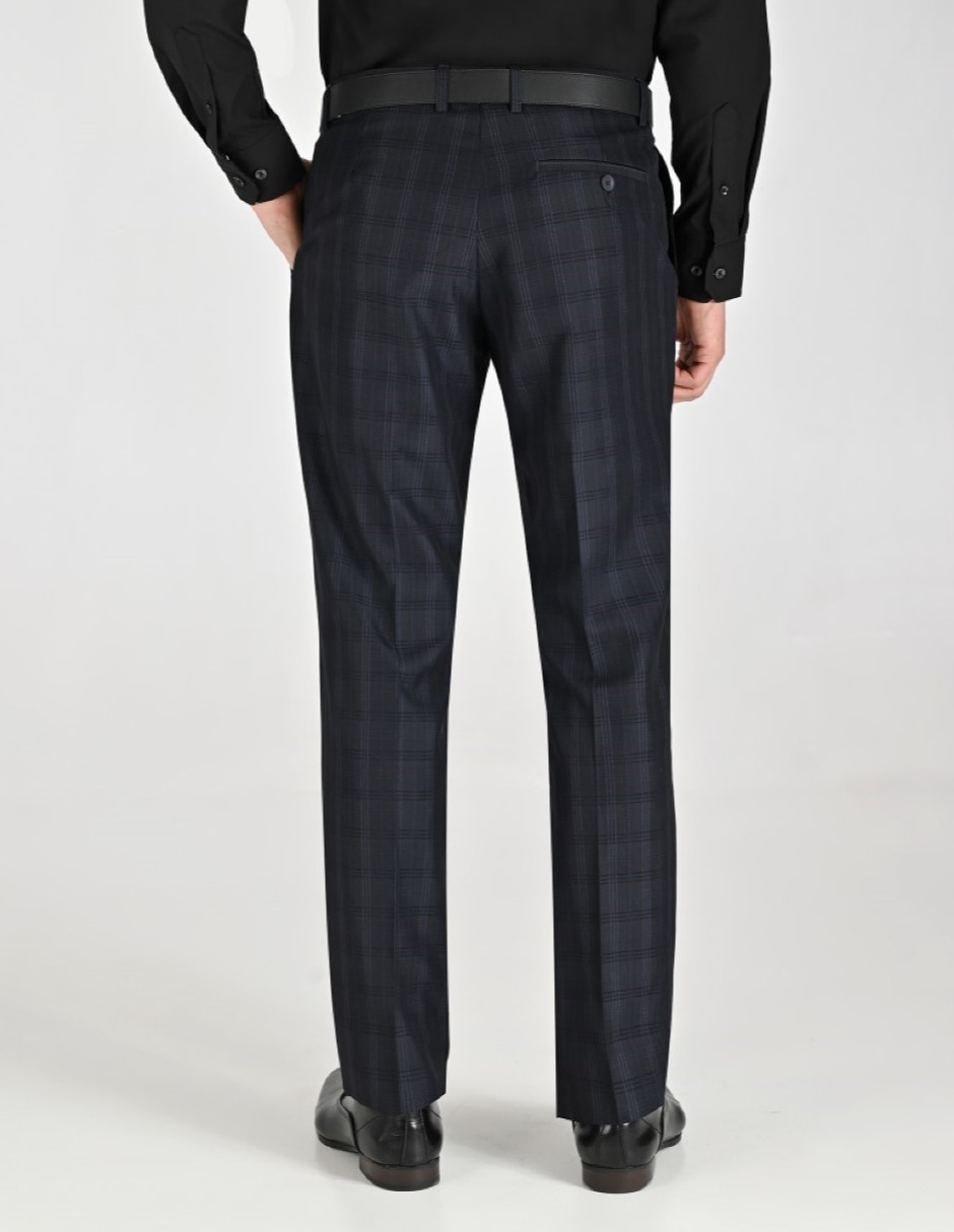 Pantalón Formal De vestir Regular Otoño Invierno de Poliéster y viscosa para hombre 3