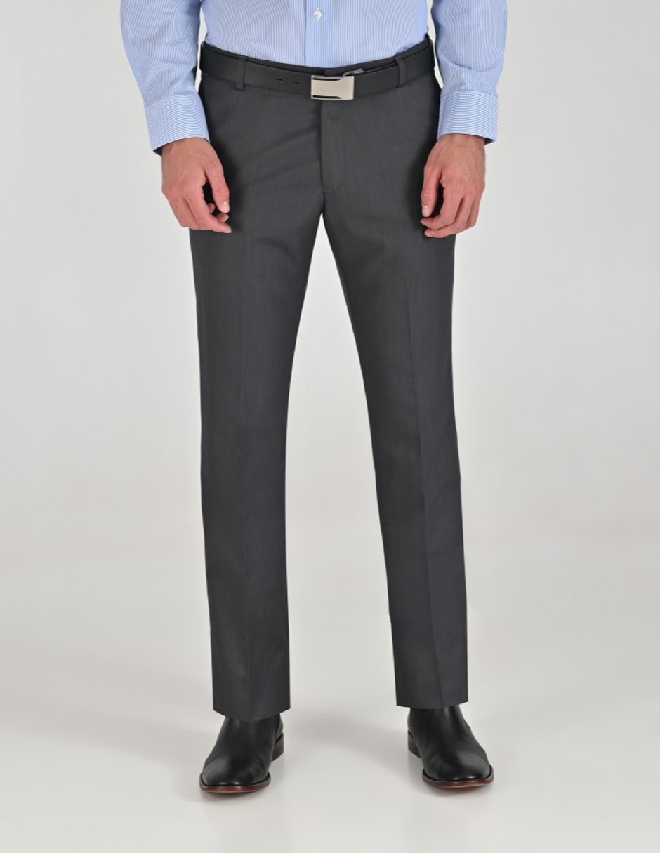 Pantalón Formal De vestir Regular Otoño Invierno de Poliéster y viscosa para hombre 1