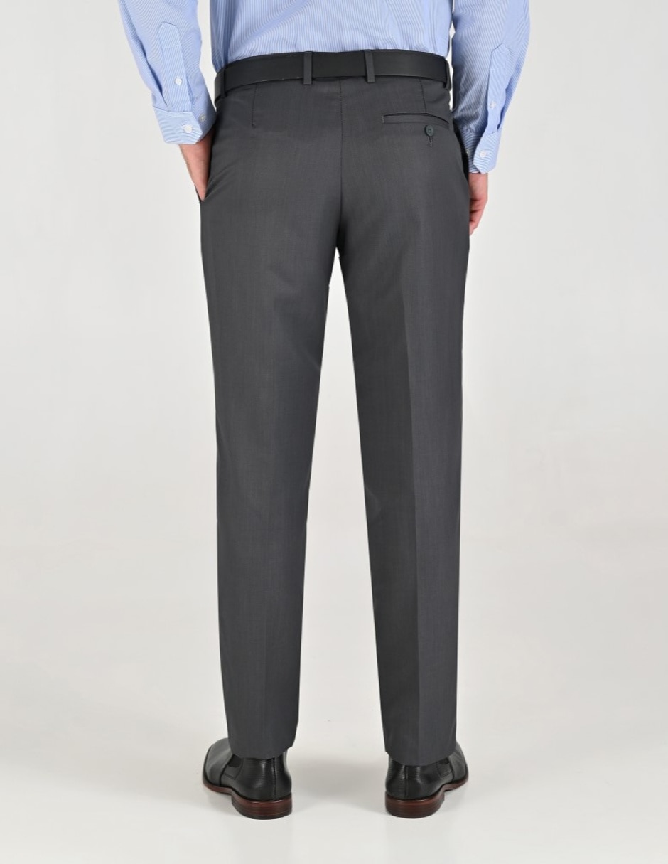 Pantalón Formal De vestir Regular Otoño Invierno de Poliéster y viscosa para hombre 4