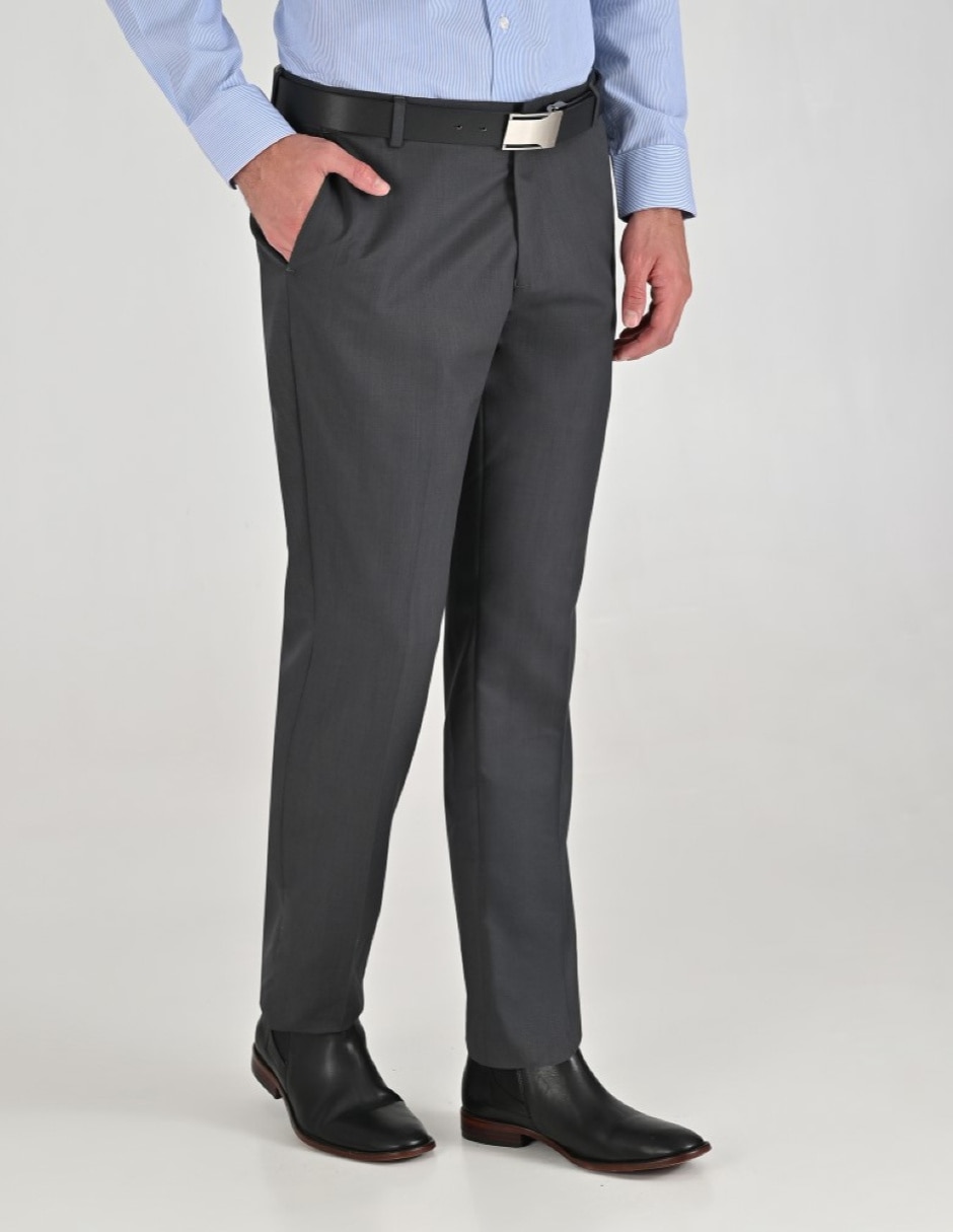 Pantalón Formal De vestir Regular Otoño Invierno de Poliéster y viscosa para hombre 5