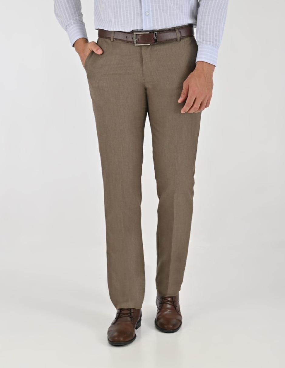 Pantalón Formal De vestir Regular Otoño Invierno de Poliéster y viscosa para hombre