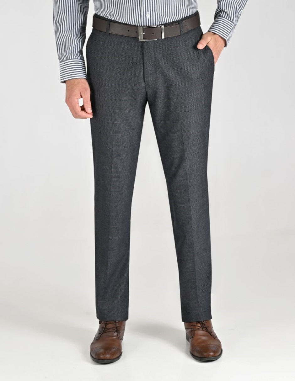 Pantalón Formal De vestir Regular Otoño Invierno de Poliéster y viscosa para hombre