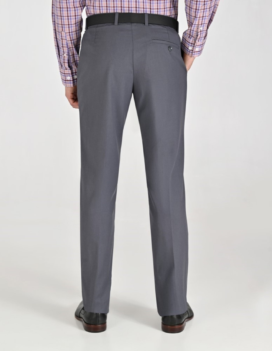 Pantalón Formal De vestir Regular Otoño Invierno de Poliéster y viscosa para hombre 3