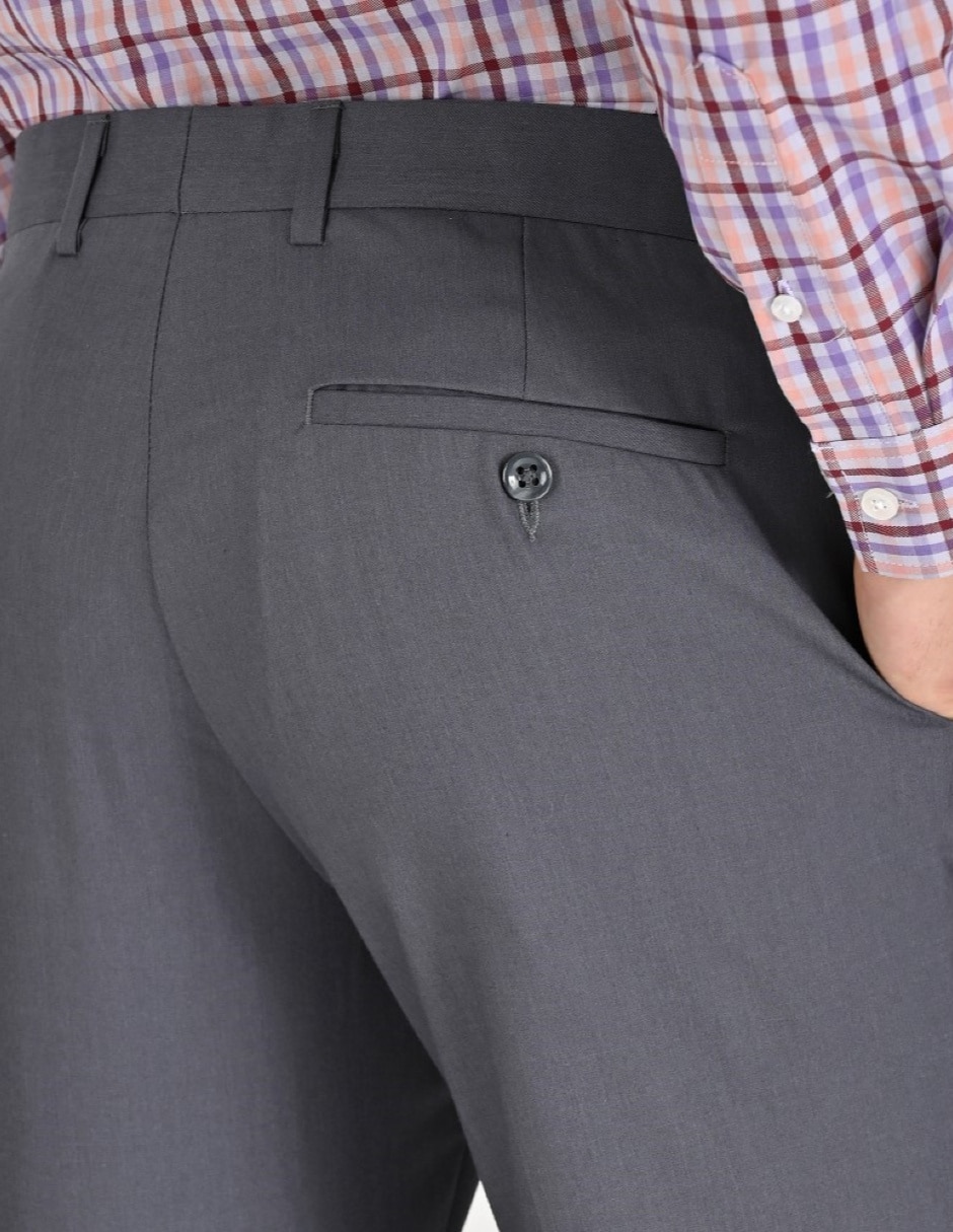 Pantalón Formal De vestir Regular Otoño Invierno de Poliéster y viscosa para hombre 5