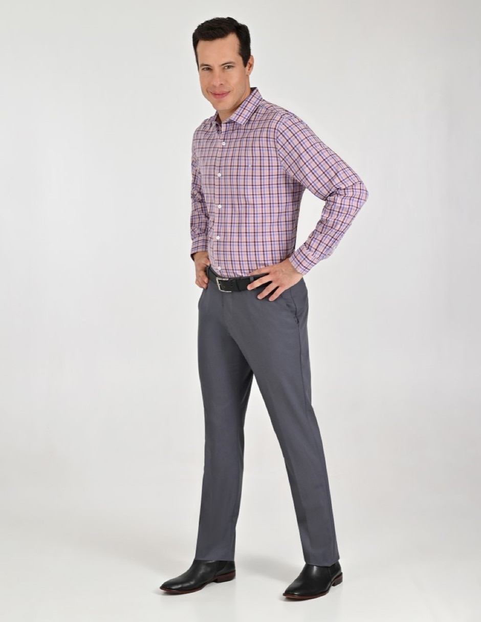 Pantalón Formal De vestir Regular Otoño Invierno de Poliéster y viscosa para hombre 6