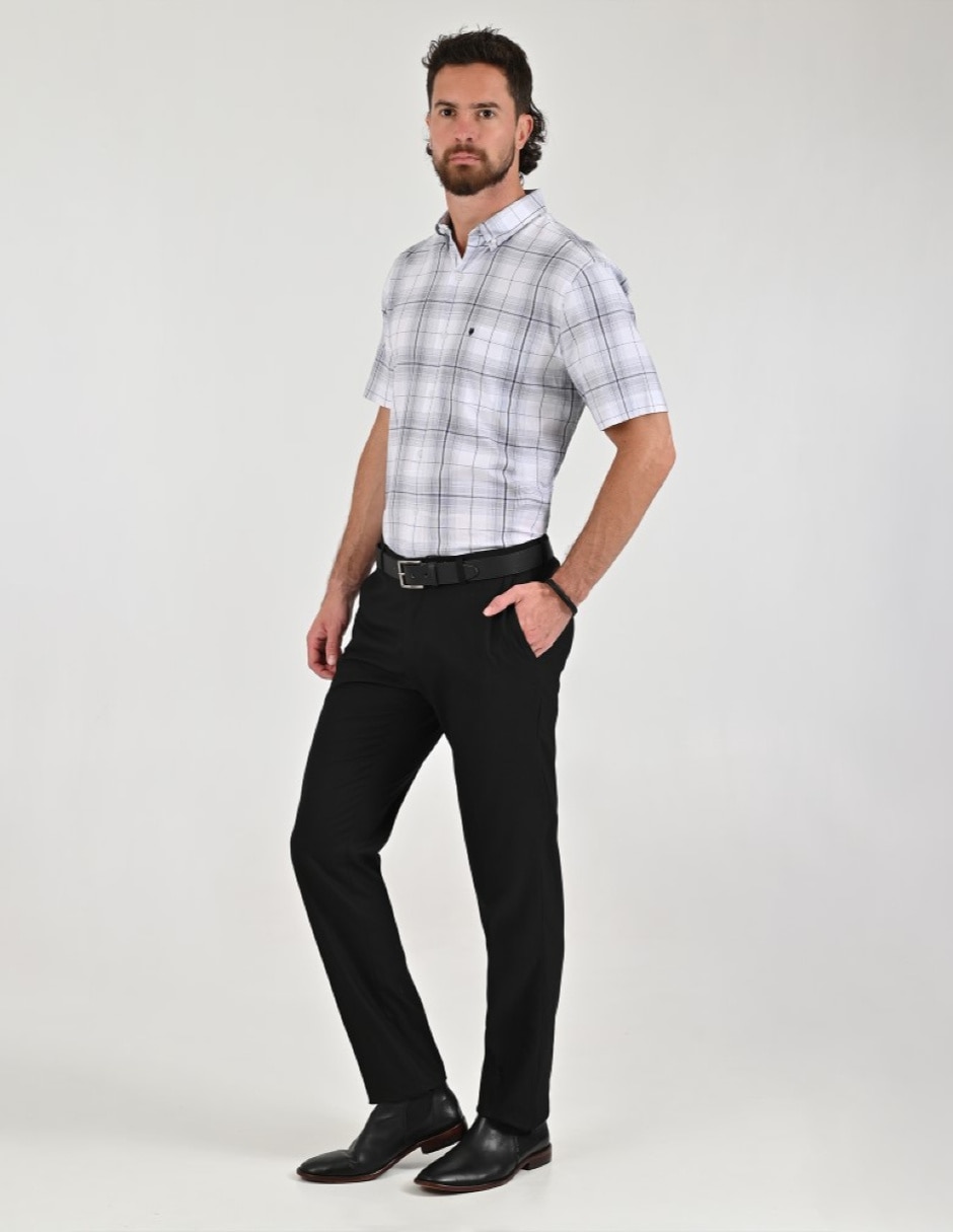 Pantalón Formal De vestir Regular Otoño Invierno de Poliéster y viscosa para hombre 5