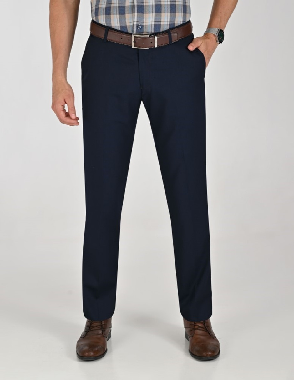 Pantalón Formal De vestir Regular Otoño Invierno de Poliéster y viscosa para hombre Pantalón Formal De vestir Regular Otoño Invierno de Poliéster y viscosa para hombre