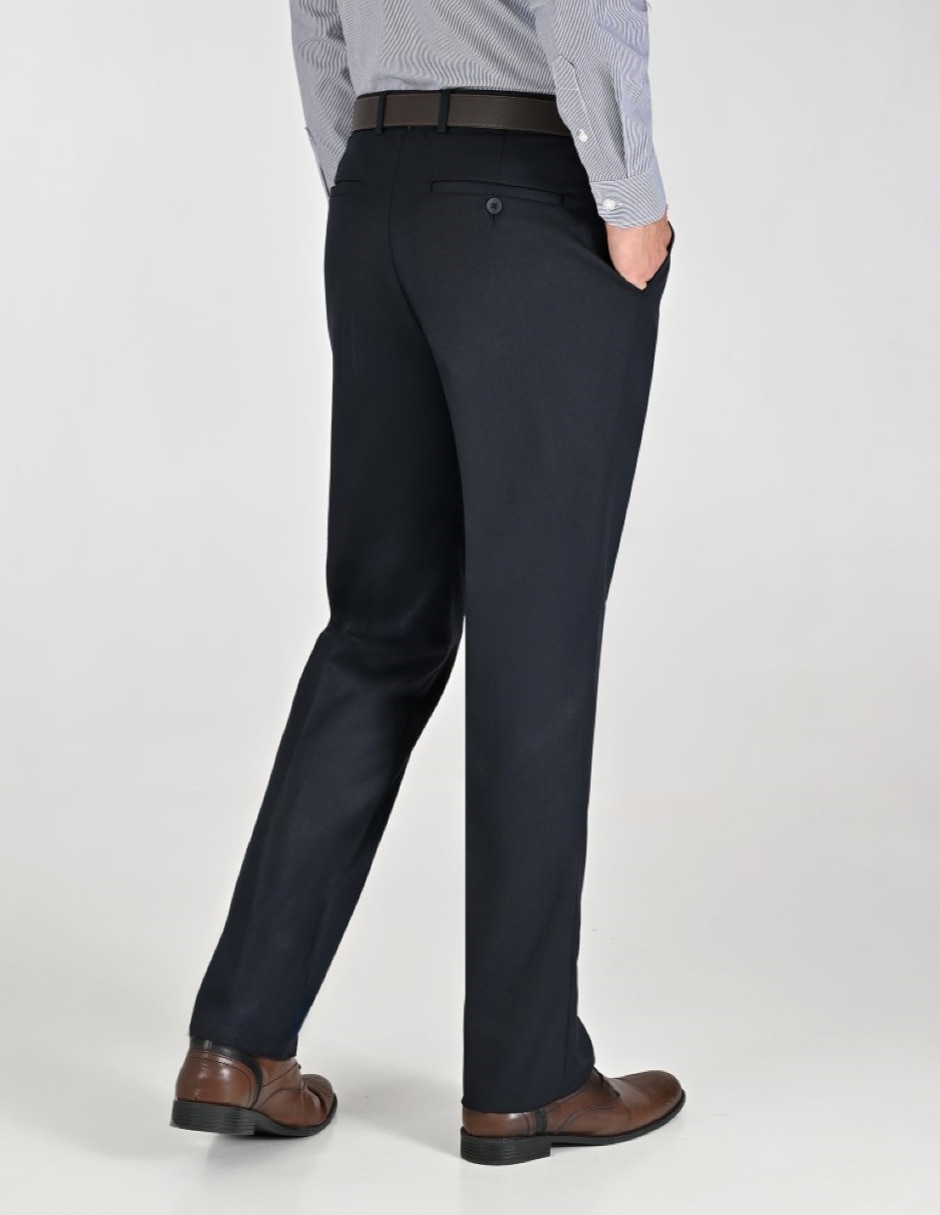 Pantalón formal de vestir regular para hombre 2