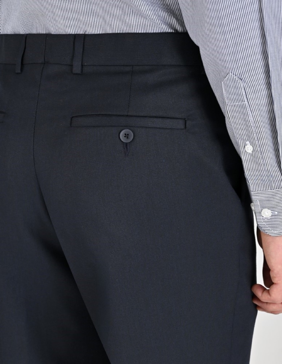Pantalón formal de vestir regular para hombre 4