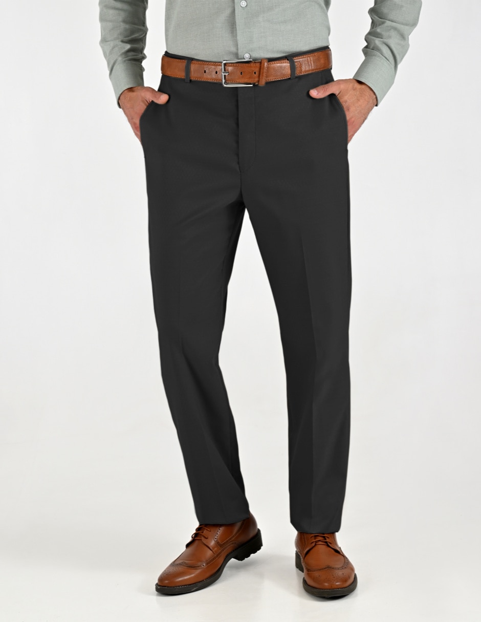 Pantalón casual de vestir slim para hombre 1