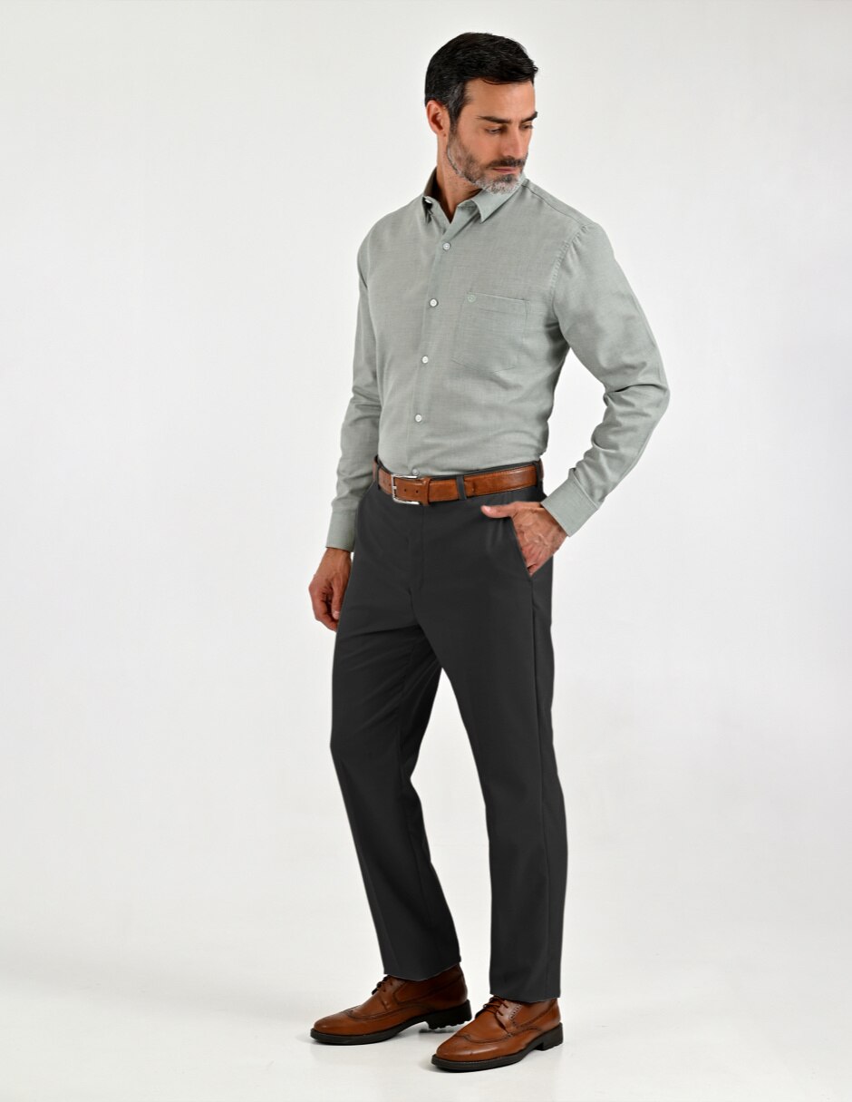 Pantalón casual de vestir slim para hombre 5