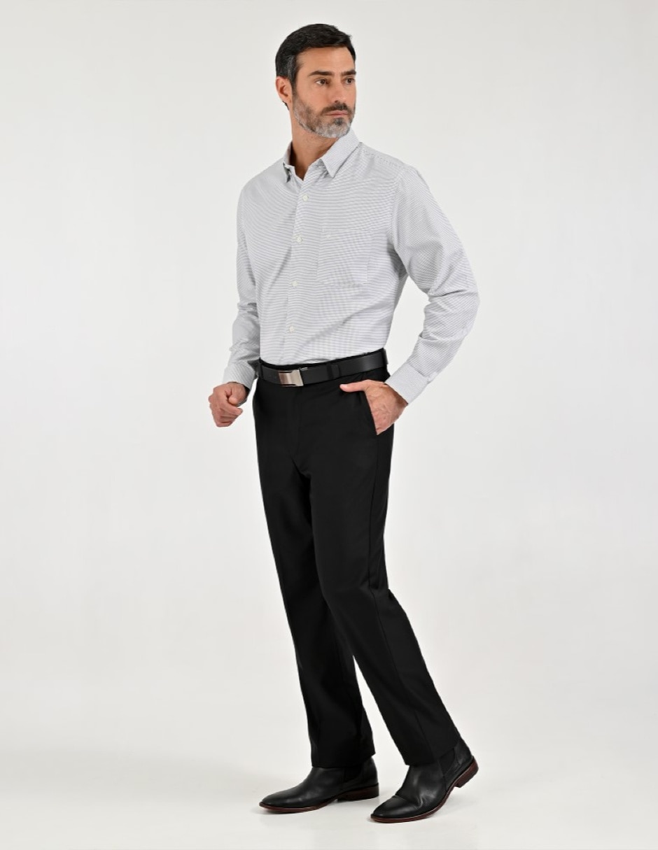 Pantalón formal de vestir slim para hombre 5