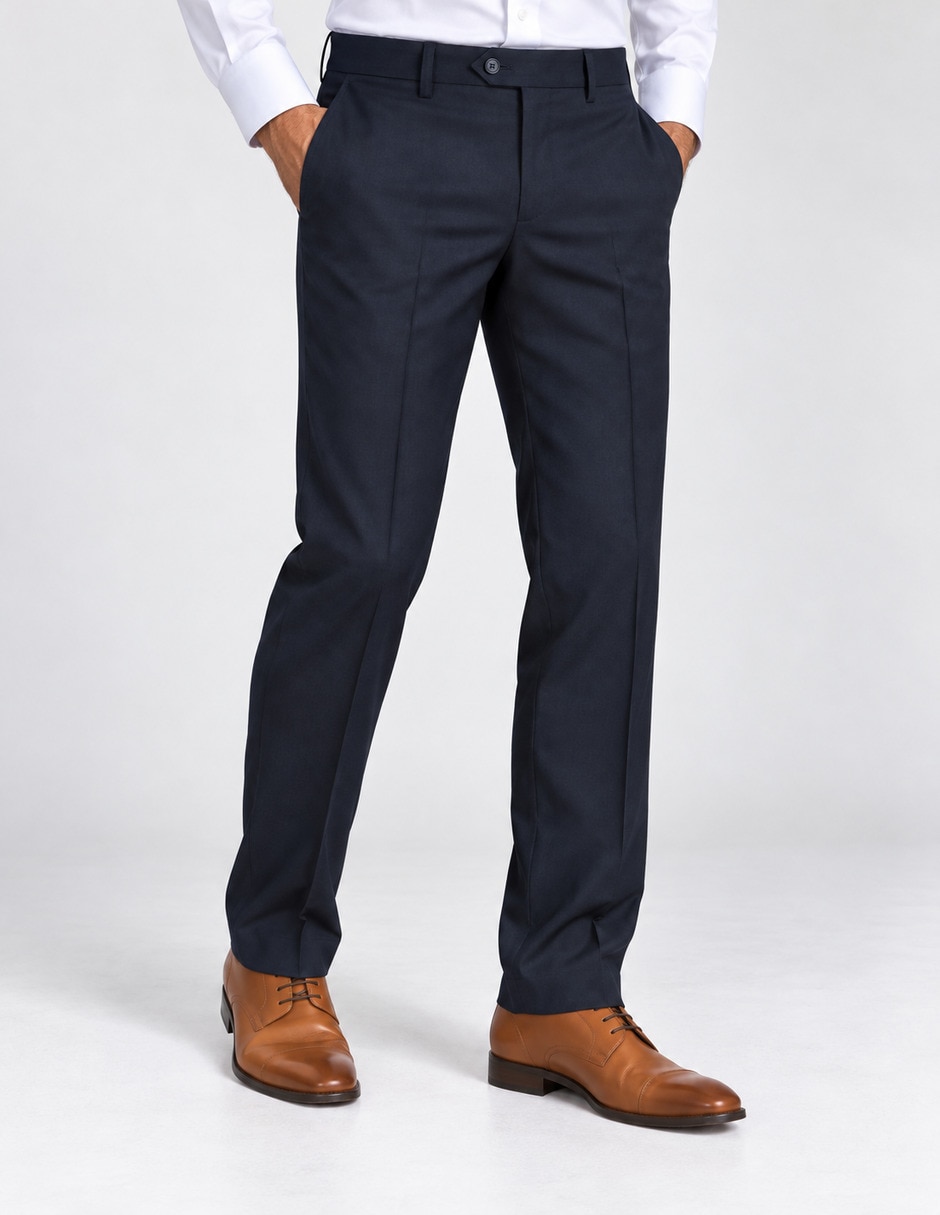 Pantalón formal de vestir slim para hombre 3