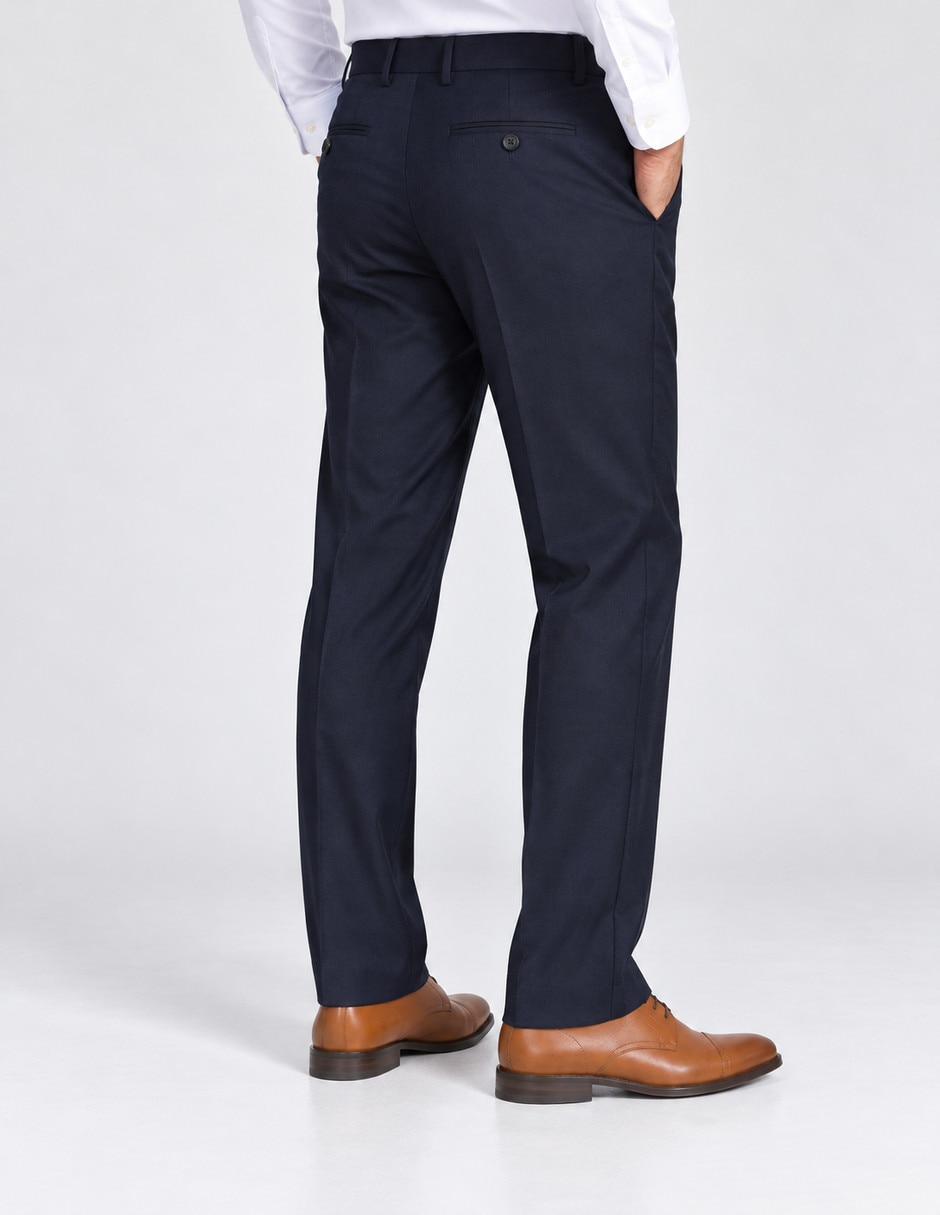 Pantalón formal de vestir slim para hombre 4